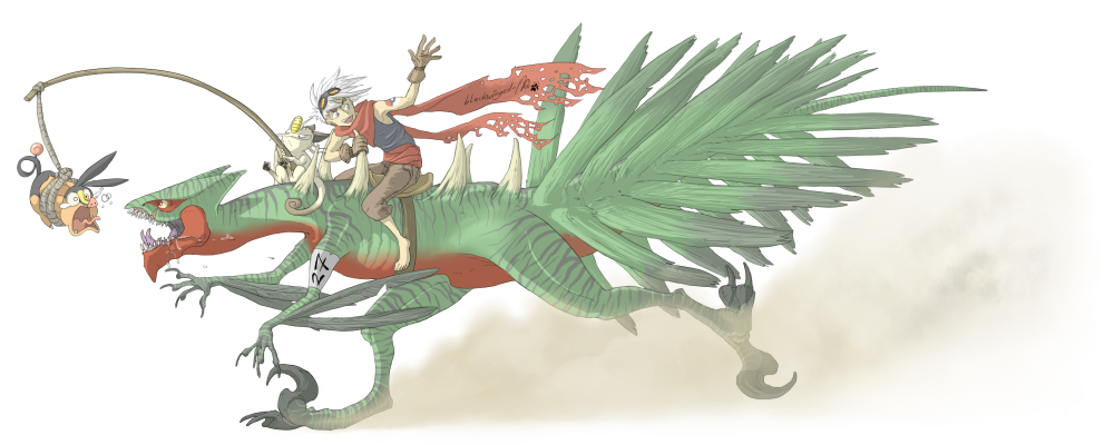 Illustration: onwards lordly sceptile 1