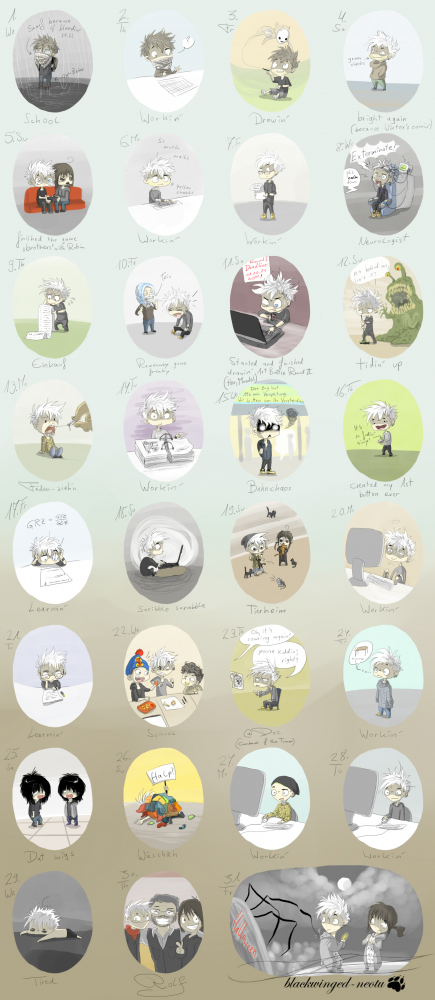 Concept Art / Character Design: 30DaysChallenge_Oktober2014 1