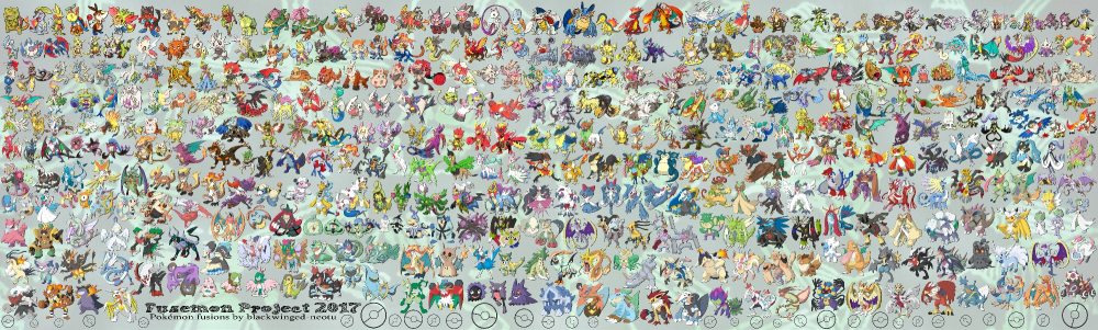 Rate- / Wimmelbild: Fusemon project 2017 komplett 1