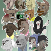 Barking Bad telegram sticker
