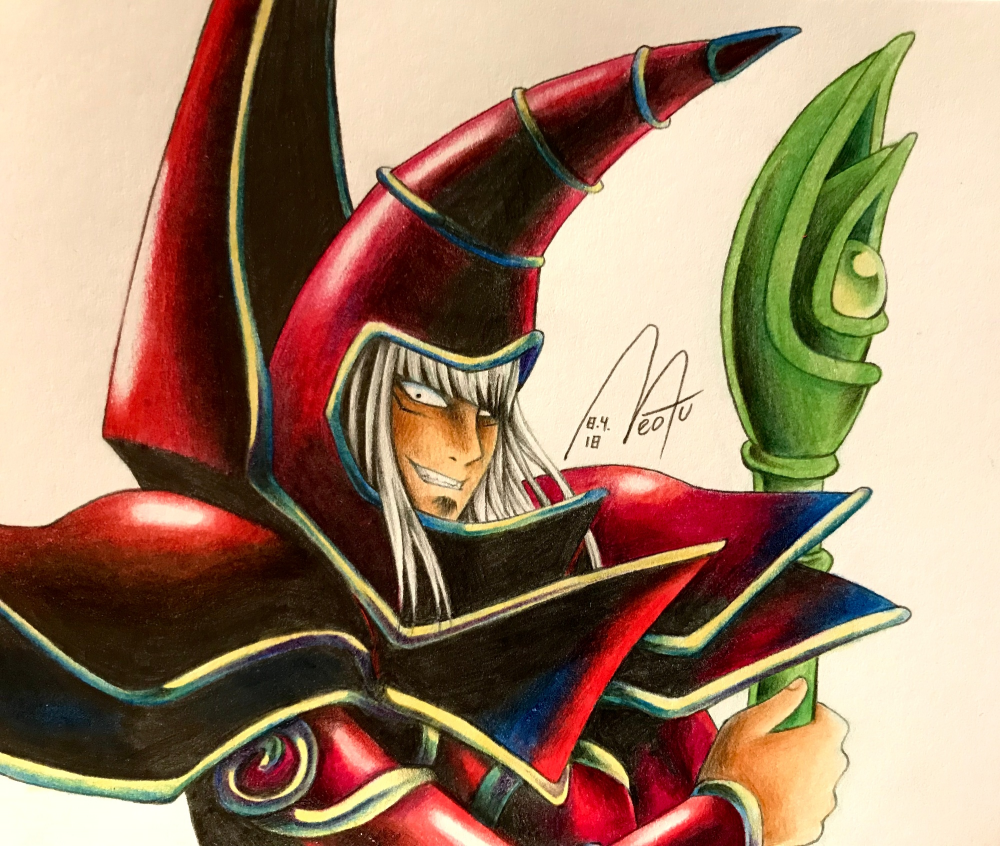 Illustration: schwarzer magier 1