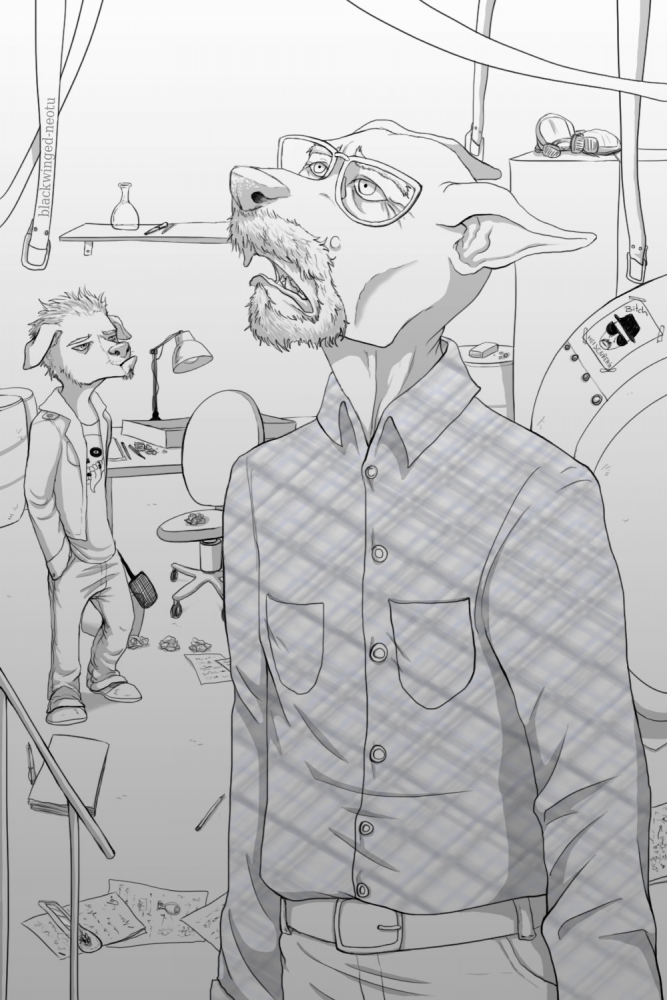 Illustration: barking bad - die fliege 2