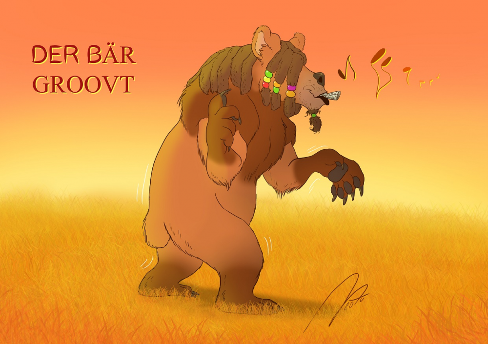 Illustration: der bär groovt 1