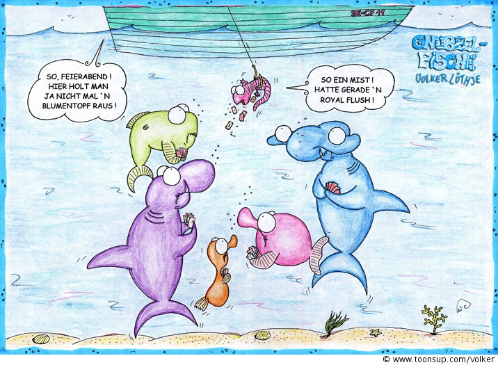 Cartoon: Poker 1