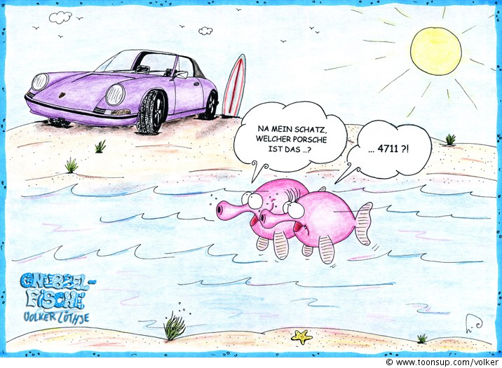 Cartoon: Porsche 1