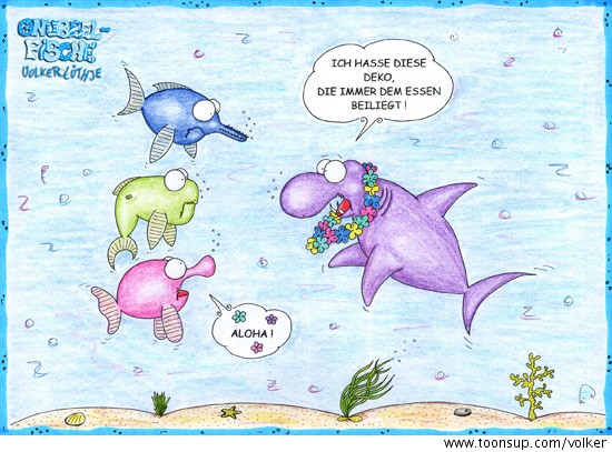 Cartoon: Hawaiikette 1
