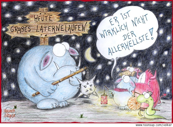 Cartoon: Laterne 1