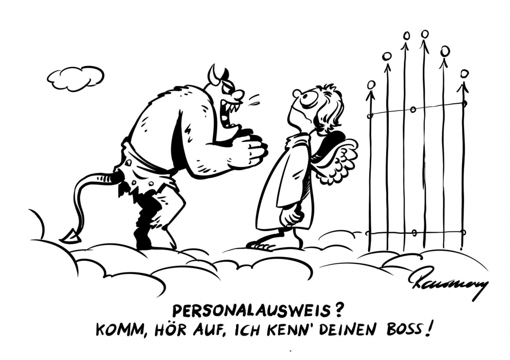 Cartoon: Ich kenn' deinen Boss! 1