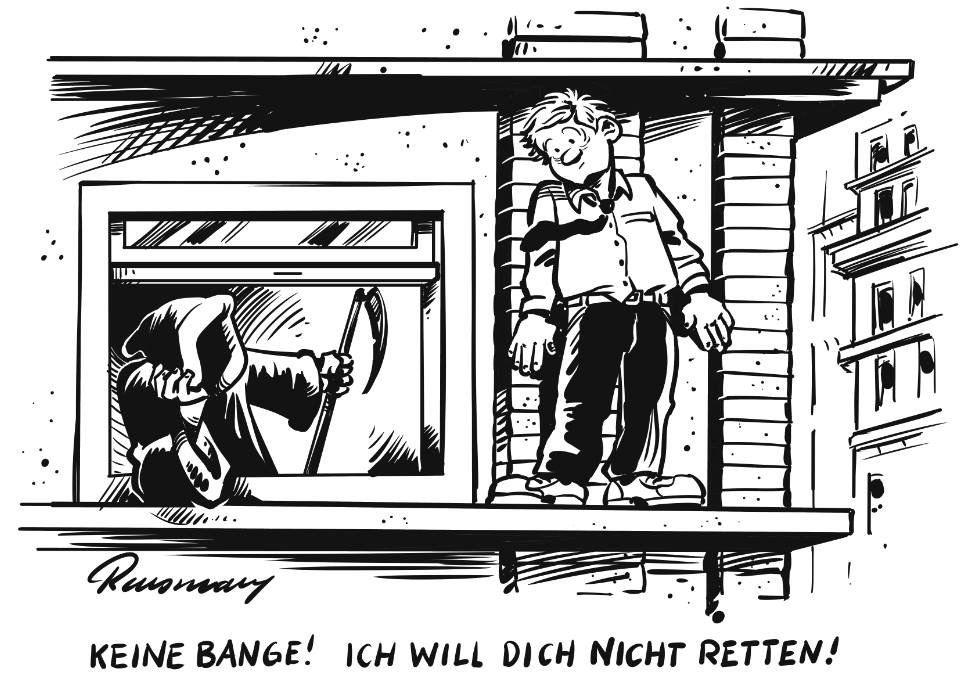 Cartoon: Keine Bange! 1