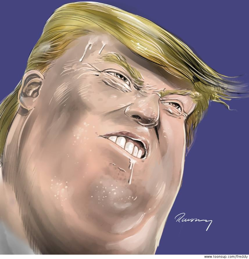 Karrikatur: Trump 1