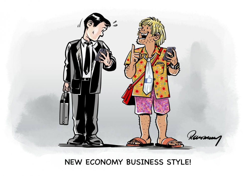 Cartoon: Business Knigge 1