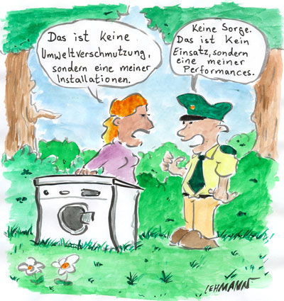 Cartoon: Künstler 1
