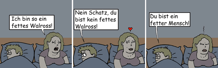 Comic: Fetter Mensch 1