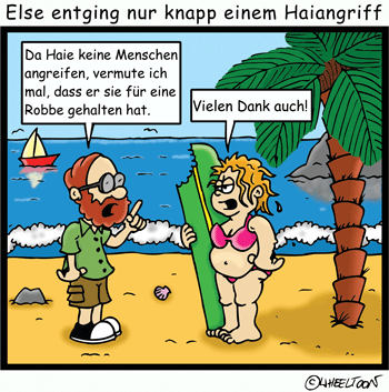 Cartoon: Haiangriff 1