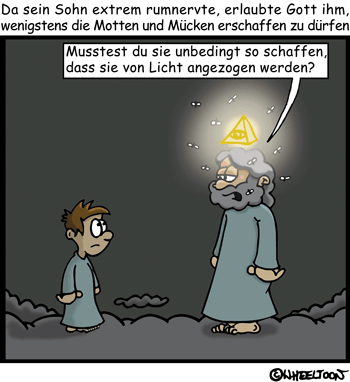 Cartoon: Motten und Mücken 1