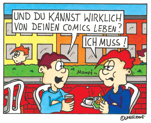 Cartoon: Von Cartoons leben 1