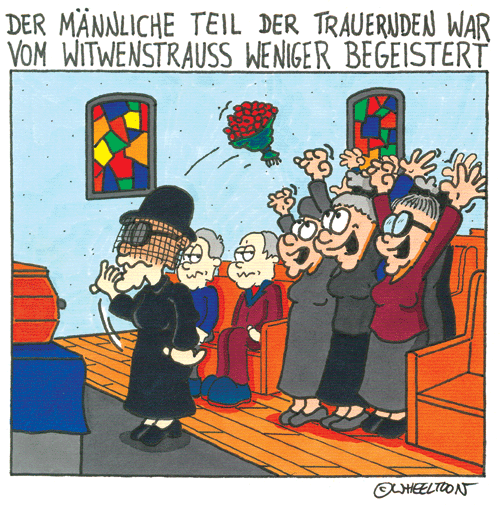 Cartoon: Witwenstrauß 1