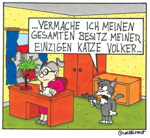 Cartoon: Alleinerbe 1