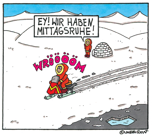 Cartoon: Mittagsruhe 1