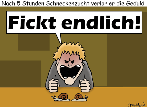 Cartoon: Schneckenzucht 1
