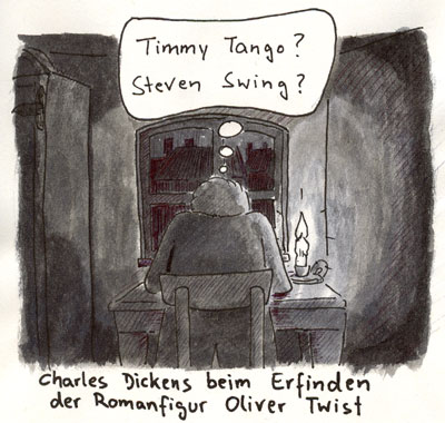 Cartoon: Charles Dickens 1