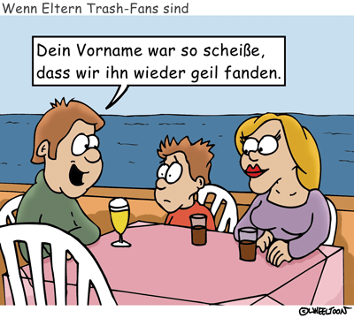 Cartoon: Trashfans 1