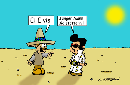 Cartoon: Elvis 1