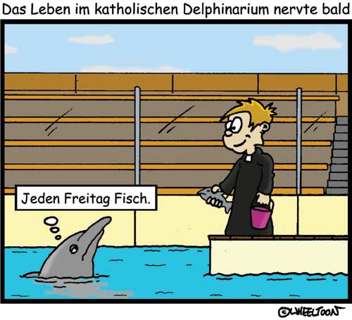 Cartoon: Jeden Freitag Fisch 1