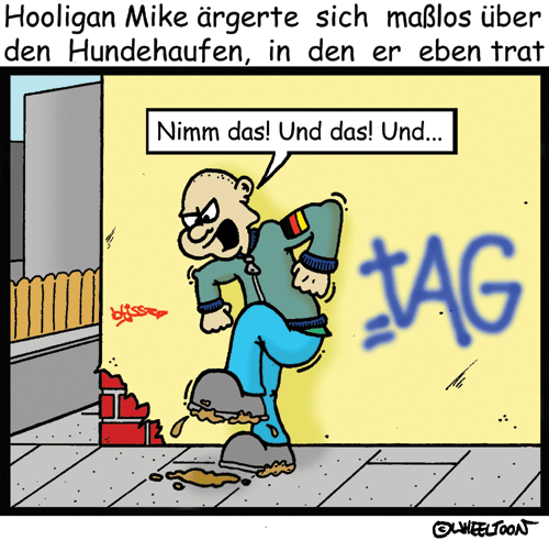 Cartoon: Hooligan 1