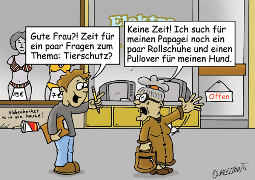 Cartoon: Tierschutz 1