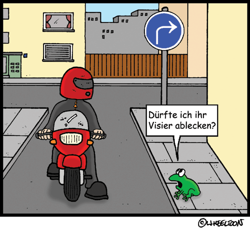 Cartoon: Visier ablecken? 1
