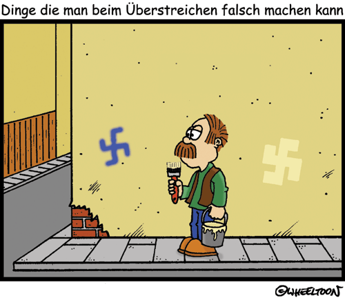 Cartoon: Überstreichen 1