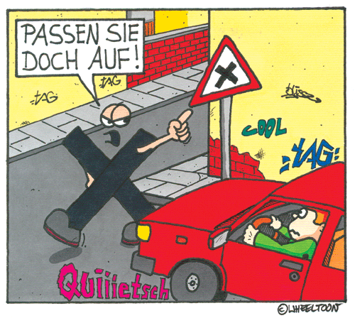 Cartoon: Passen sie doch auf 1