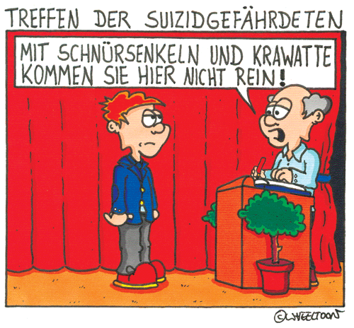 Cartoon: Du kommst hier nicht rein 1