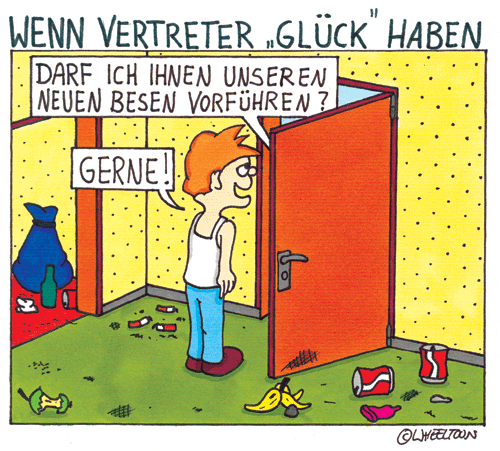 Cartoon: Glück gehabt 1