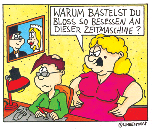 Cartoon: Zeitmaschine 1