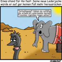 Ledermaske