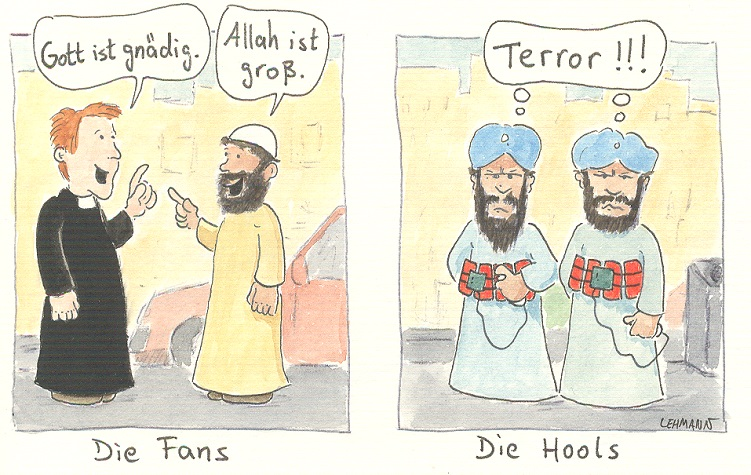 Comic: Fans und Hools 1