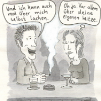 Mal über sich selbst lachen können