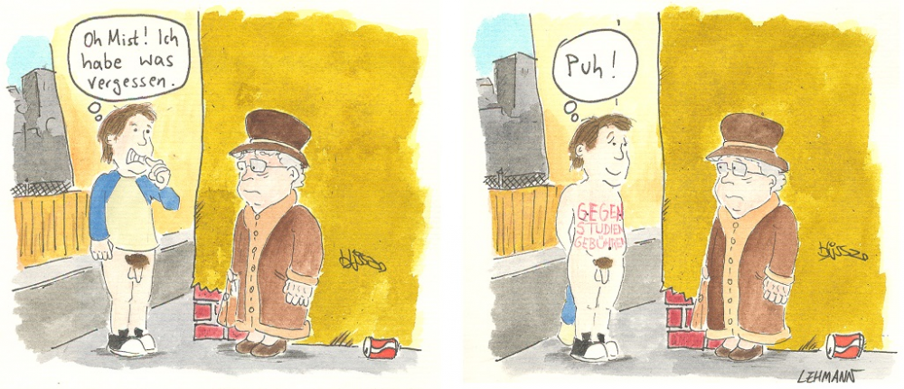 Comic: Studiengebühren 1