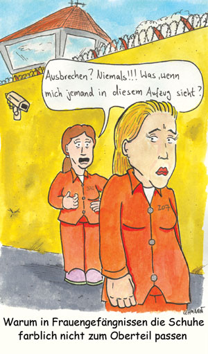 Cartoon: Weibliche Häftlinge 1
