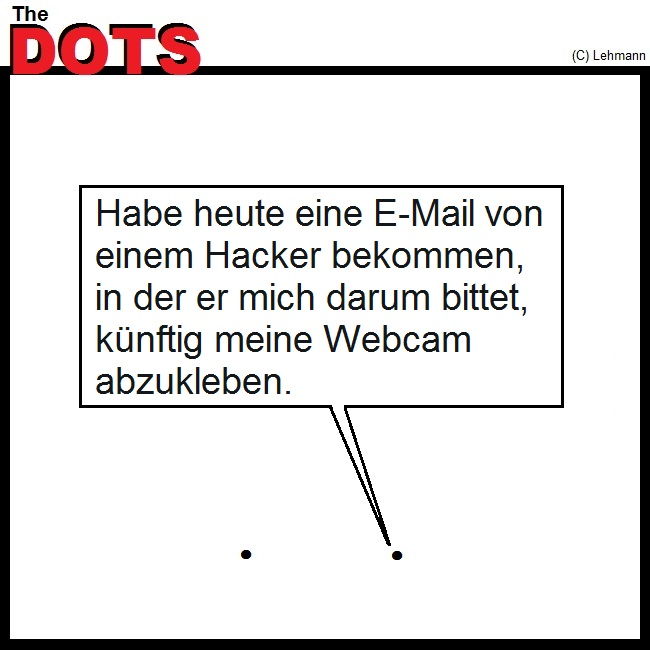 Cartoon: Webcam abkleben 1