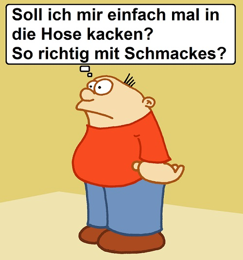 Cartoon: So richtig mit Schmackes 1