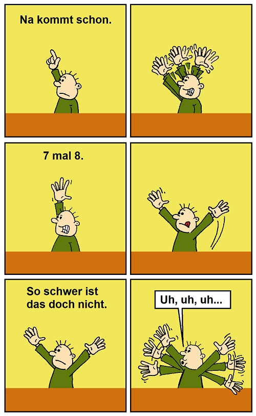 Comic: Neulich in Mathe 2