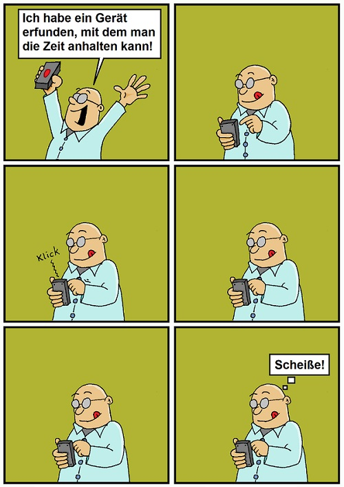 Comic: Zeit anhalten 1