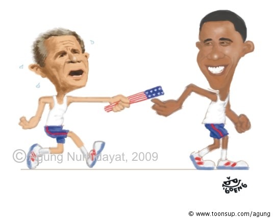 Cartoon: Relay Race 1
