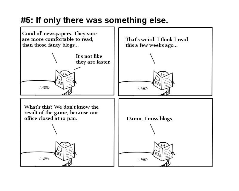 Comic: #5: If only there was something else 1