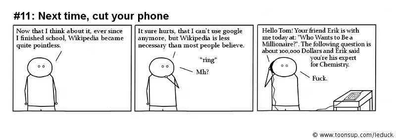 Comic: #11: Next time, cut your phone 1