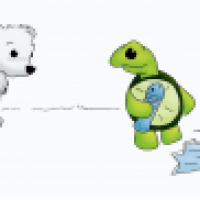 Schildkröte + Eisbär