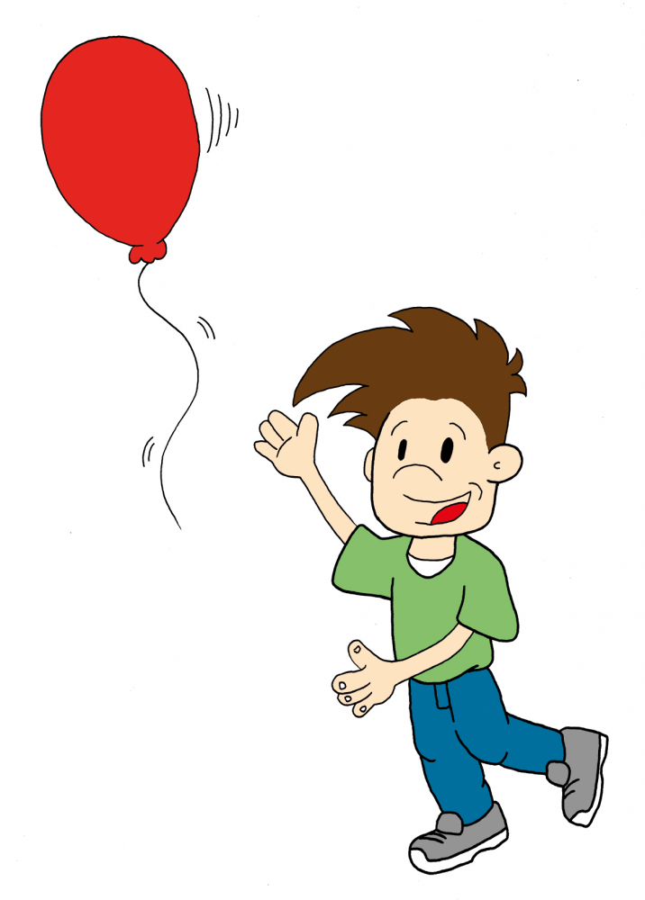 Concept Art / Character Design: Atri mit Luftballon 1